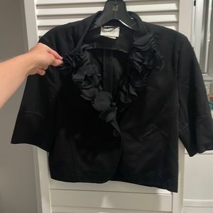 Akris punto short sleeve jacket